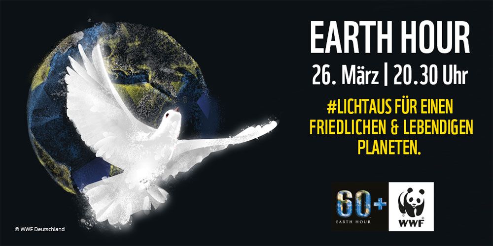 WWF Earth Hour 2022 - Motiv mit Taube
