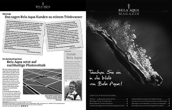 Bela Aqua Kundenmagazin - Ausgabe 06/2020 - PDF Download