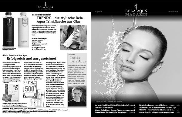Bela Aqua Kundenmagazin - Ausgabe 09/2020 - PDF Download