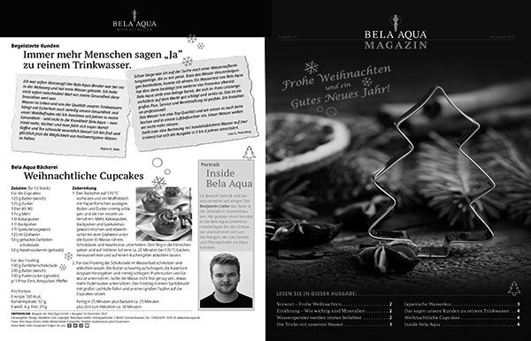 Bela Aqua Kundenmagazin - Ausgabe 12/2020 - PDF Download
