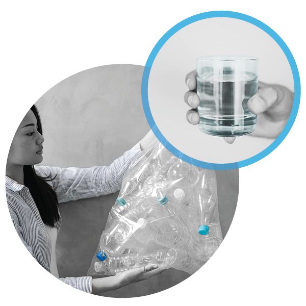 Trinkwasser filtern statt Plastikflaschen kaufen