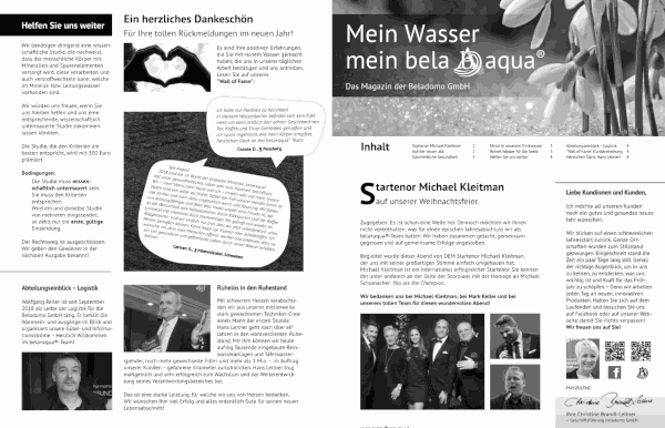 Bela Aqua Kundenmagazin - Ausgabe 03/2019 - PDF Download