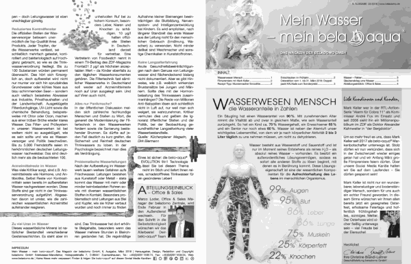 Bela Aqua Kundenmagazin - Ausgabe 03/2018 - PDF Download