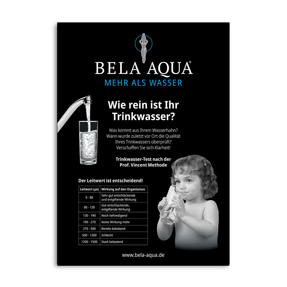 Poster &quot;Wassertest&quot; DIN A1