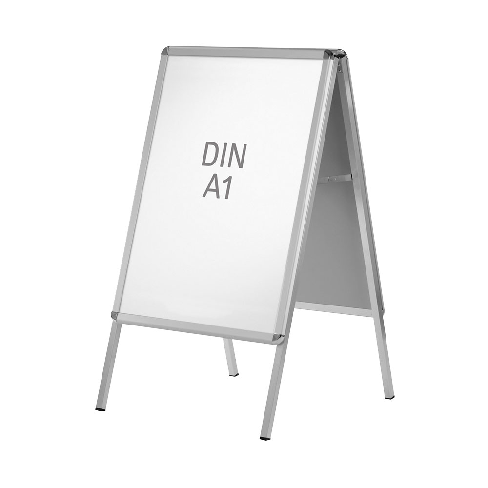 Kundenstopper ALU für DIN A1 (ohne Poster)