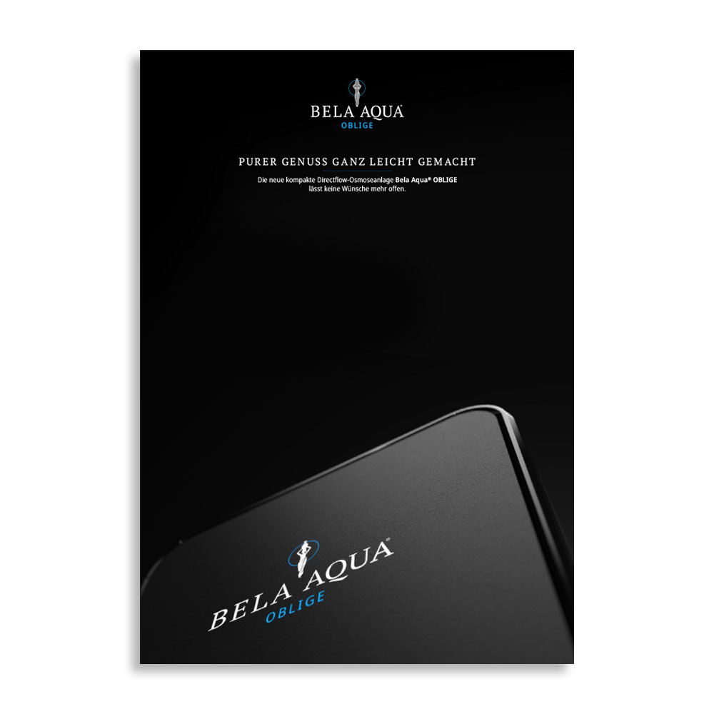 Broschüre &quot;Bela Aqua Oblige&quot; 25 Stück