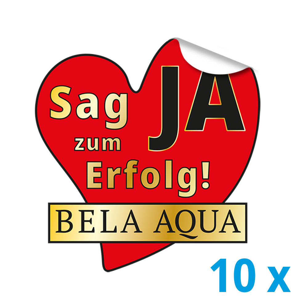 Aufkleber - &quot;Sag JA zum Erfolg&quot; - 10 Stück