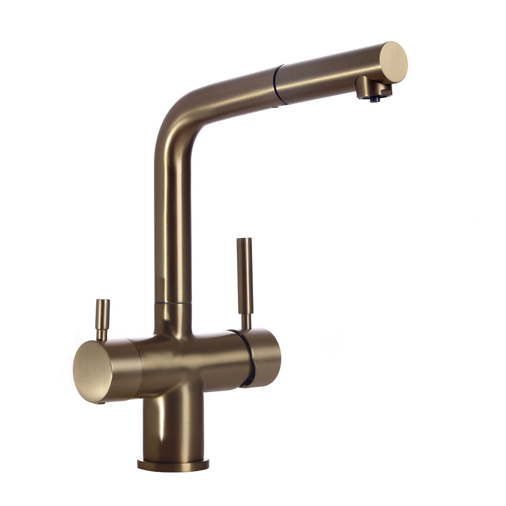 3-Wege Wasserhahn - SIENA - Altgold