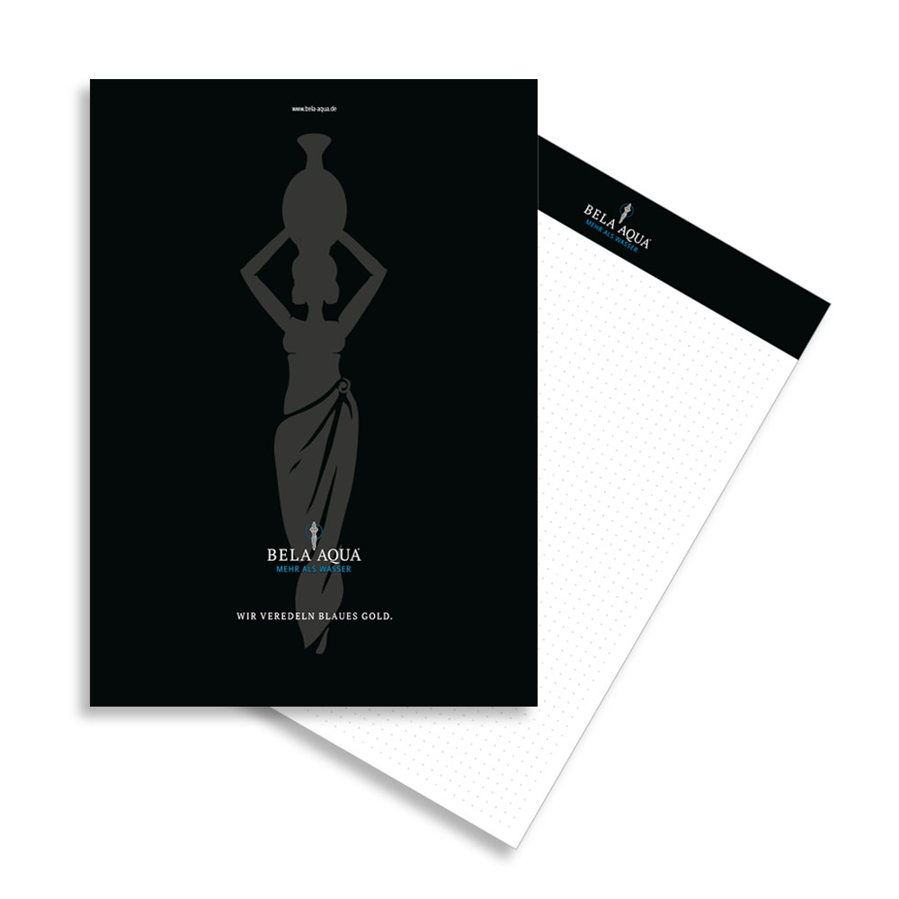 Bela Aqua Schreibblock