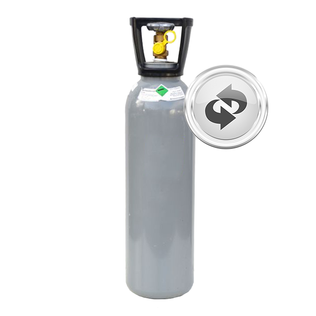 CO2 Leih-Nachfüllflasche, 4 kg