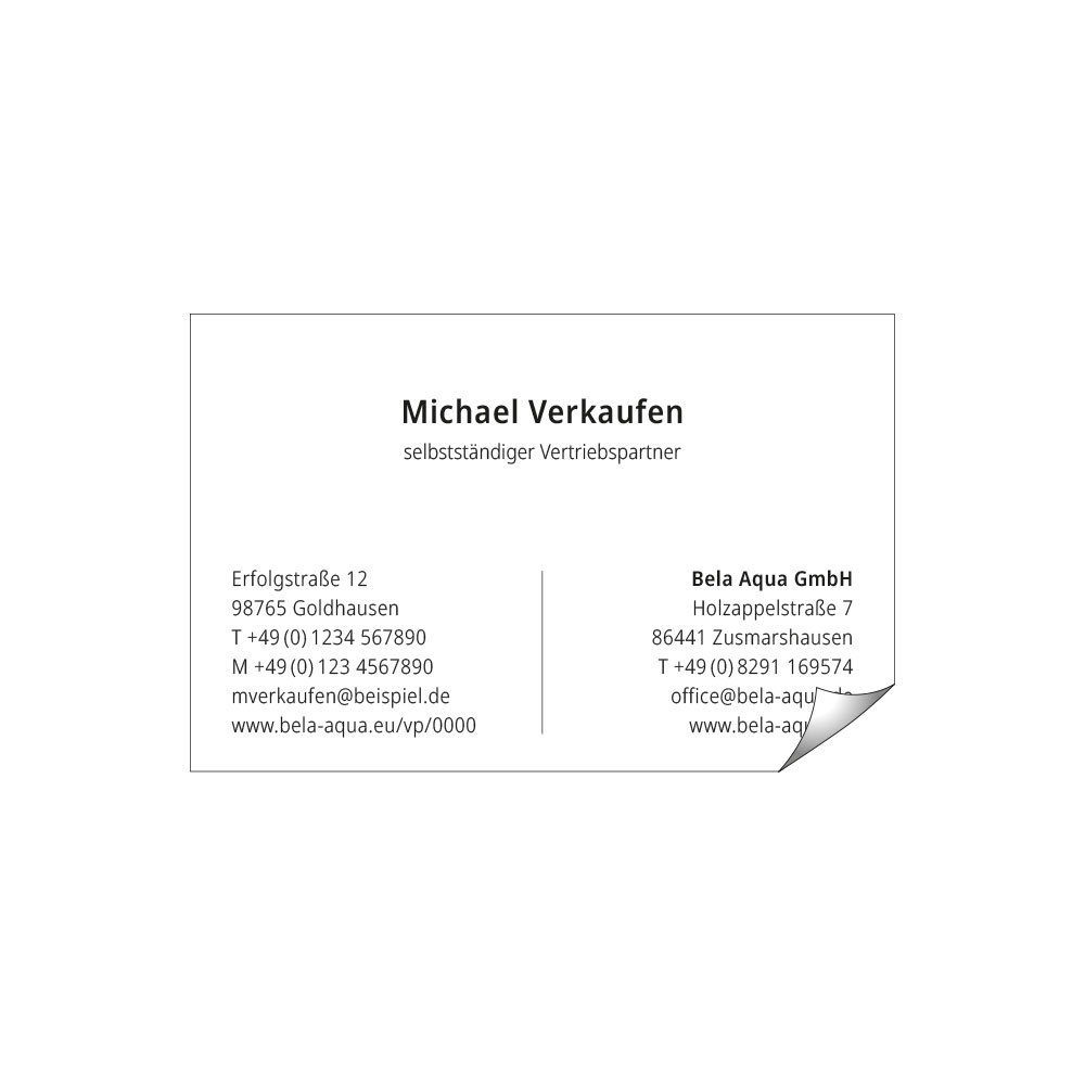 100 x Adressaufkleber