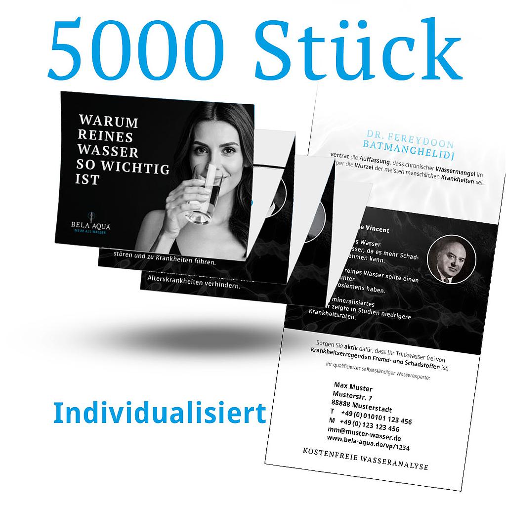 Leporello - Reines Wasser - 5.000 Stk.