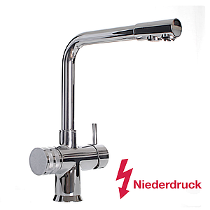 3-Wege-Wasserhahn MILANO Niederdruck Chrom