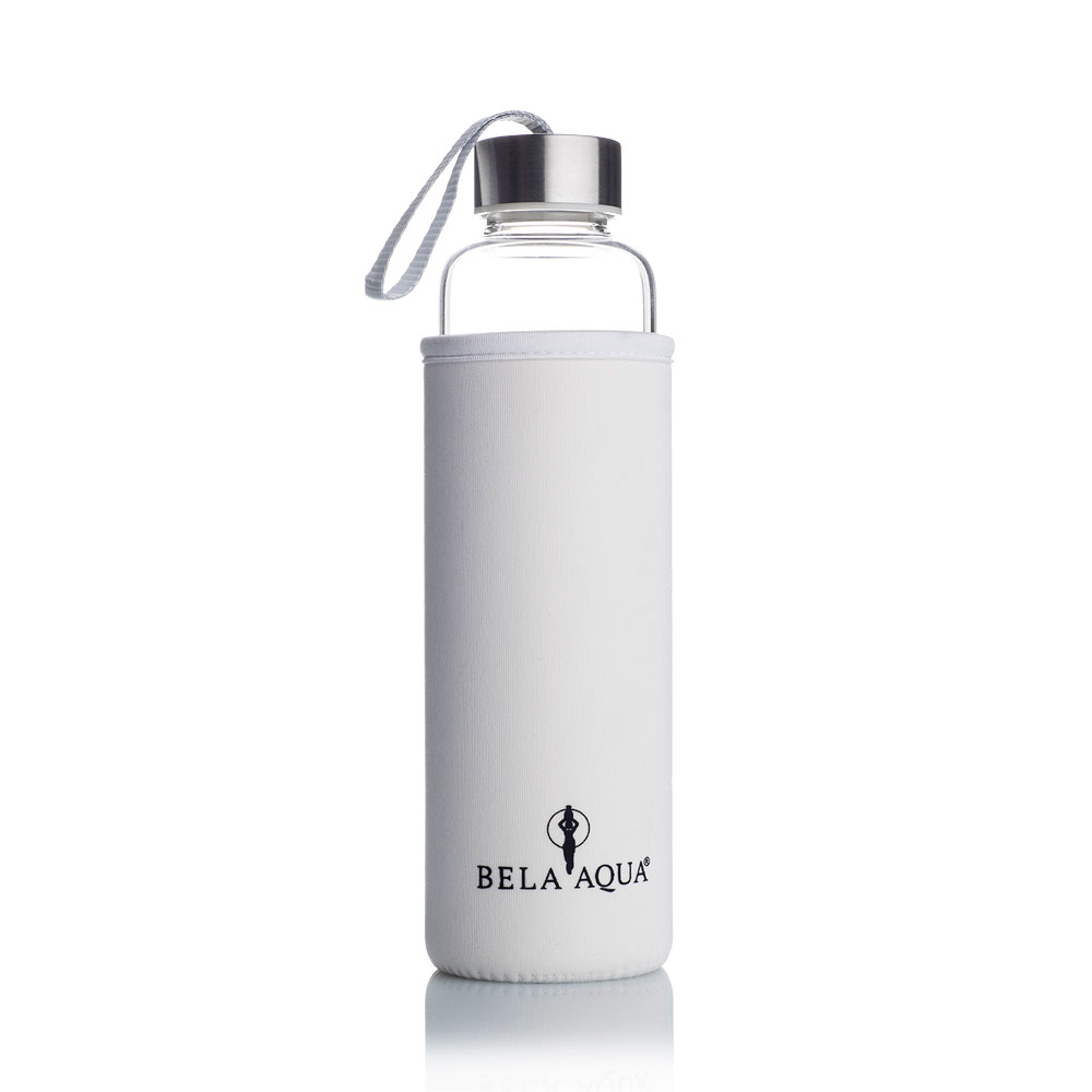 Trinkflasche &quot;Modern white&quot;