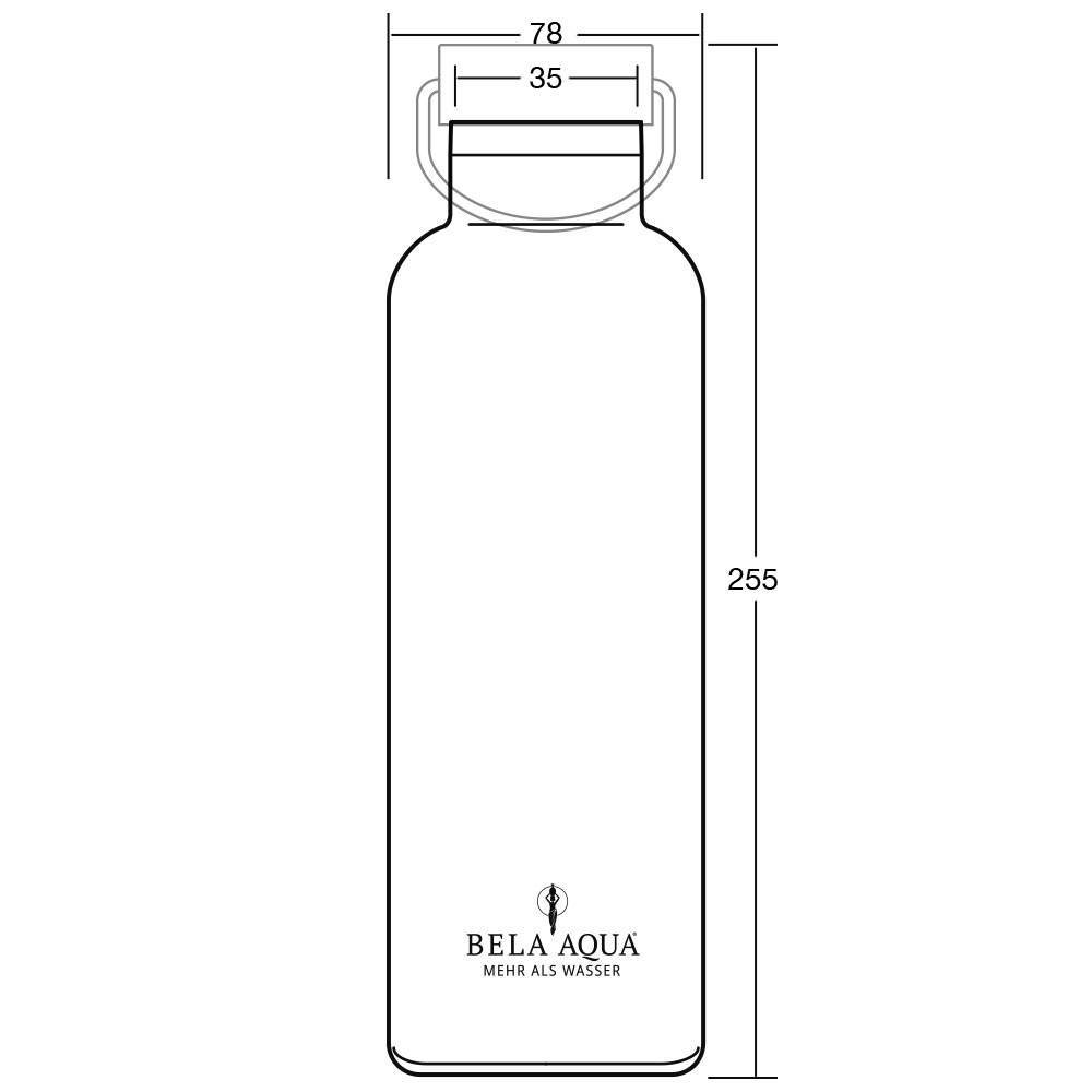 Thermosflasche "Flexi white"