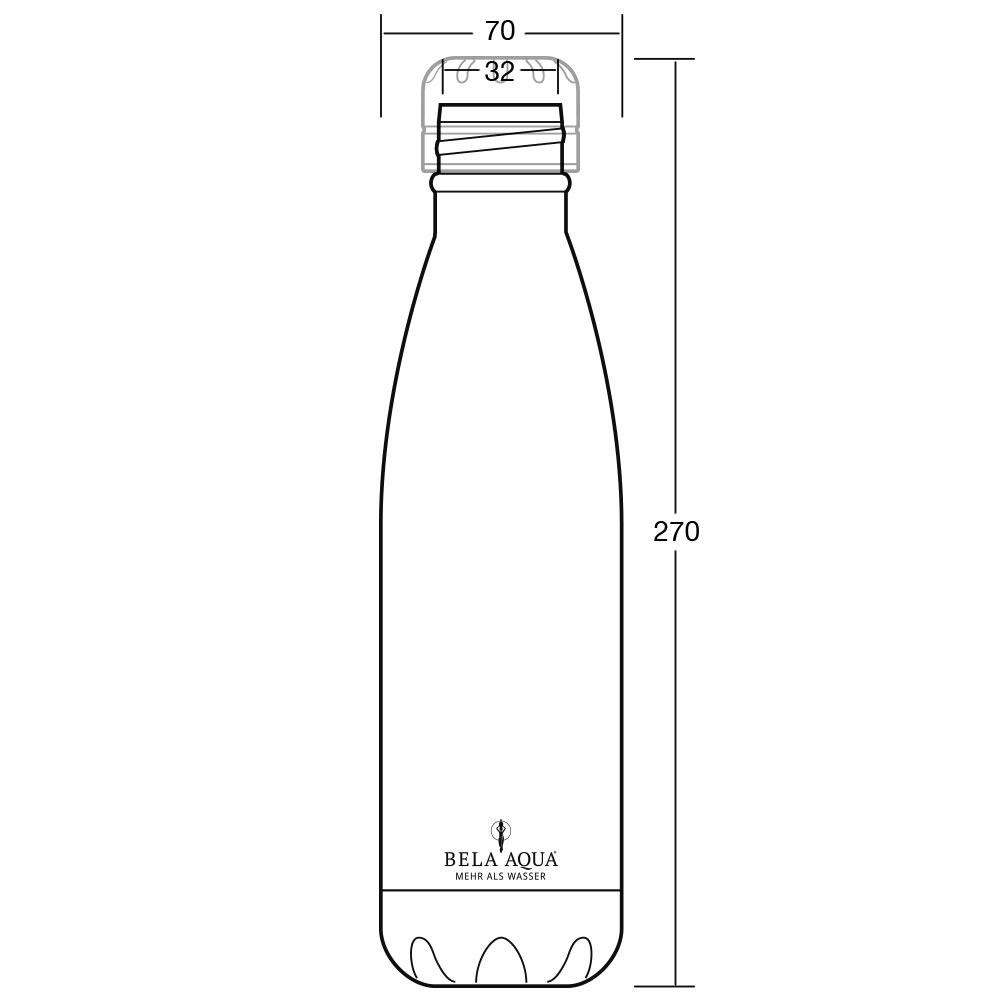 Thermosflasche "Classic white"