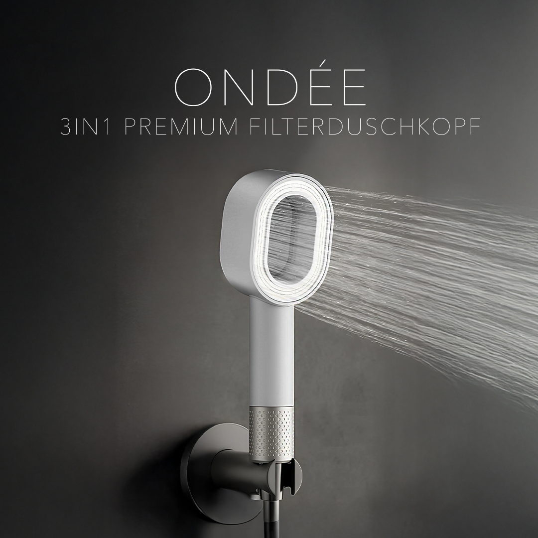 Premium 3in1 Filterduschkopf - Weiß