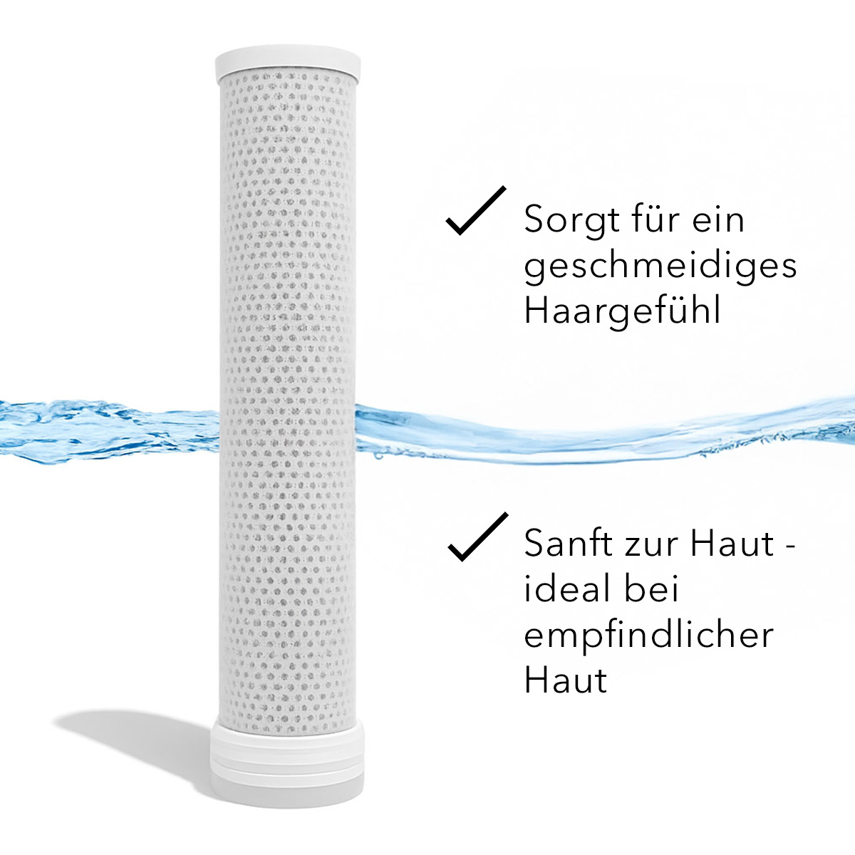 Premium Filterduschkopf - Ersatz Aktivkohlefilter 